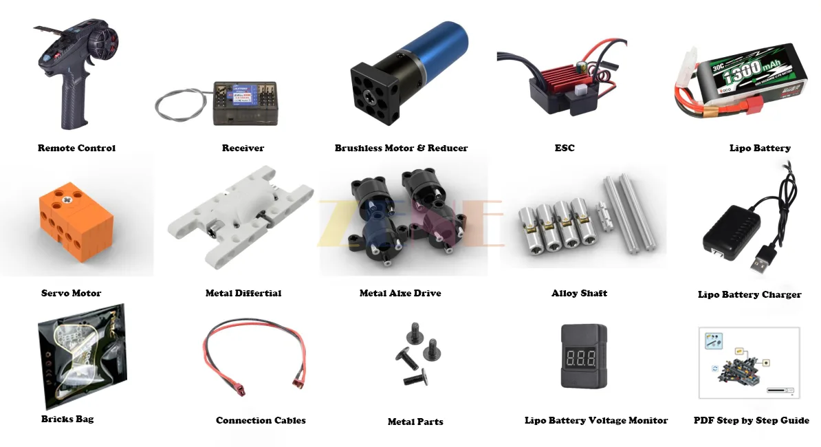 Mercedes AMG F1 W14 RC kit accessories