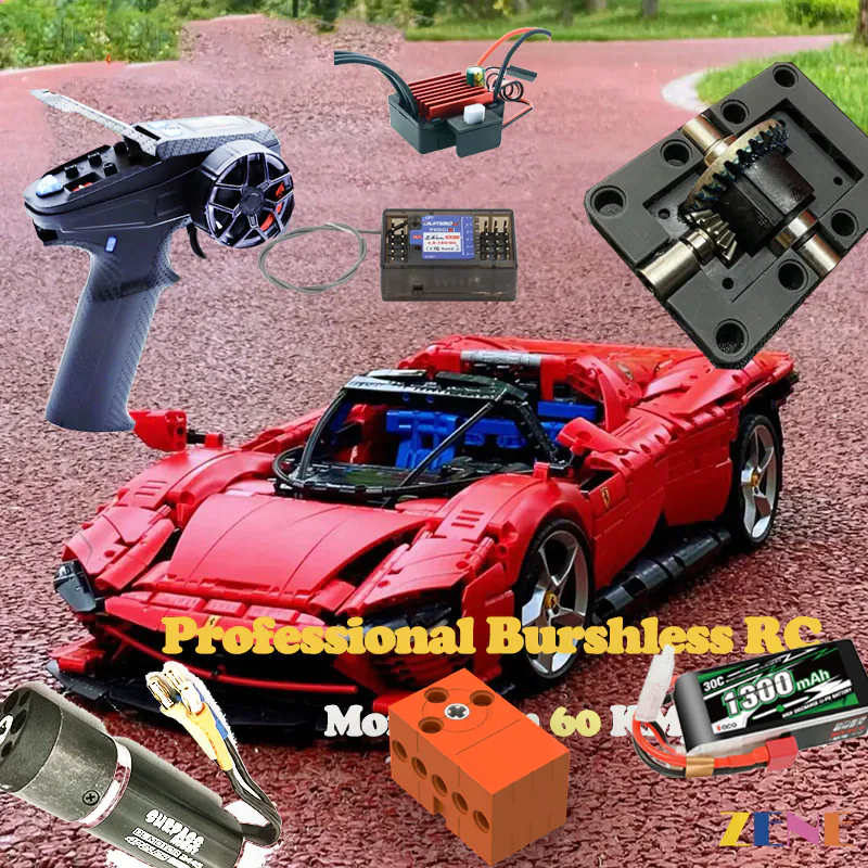 Ferrari Daytona SP3 complete RC kit