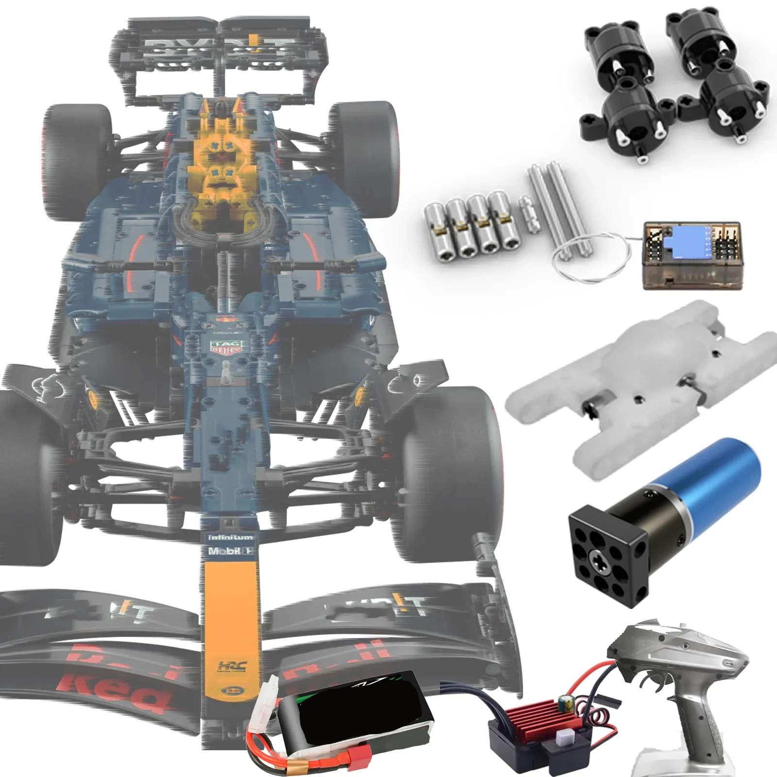 Red Bull Racing RB20 F1 Car #42206 RC upgrade kit